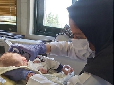 خدمت تزریقات نوزاد لب شکری